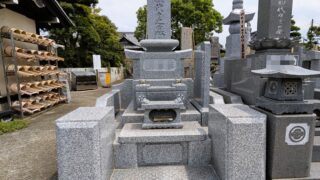 格式ある和型墓石を新設】高品質な白御影石で建立｜取手市・昌松寺にて